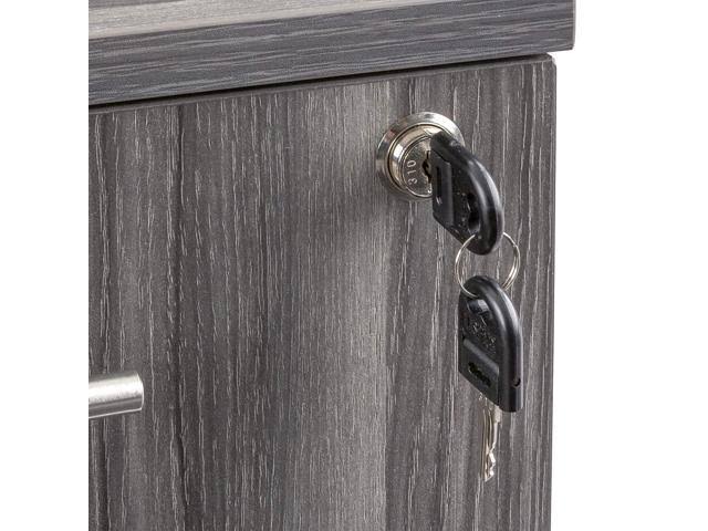 Gray Steel File Pedestal T2199