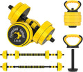 Adjustable 3-in-1 Dumbbell Barbell Kettlebell Set, Non-Slip, Pack of 2 U138