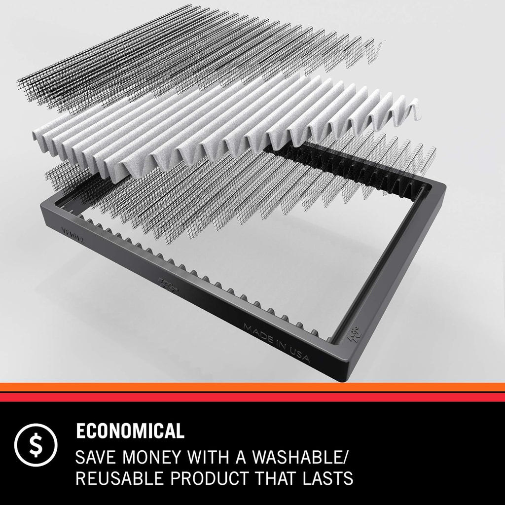 2 Pack Washable Cabin Air Filter I347