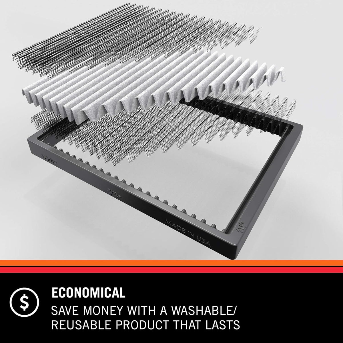 2 Pack Washable Cabin Air Filter I347
