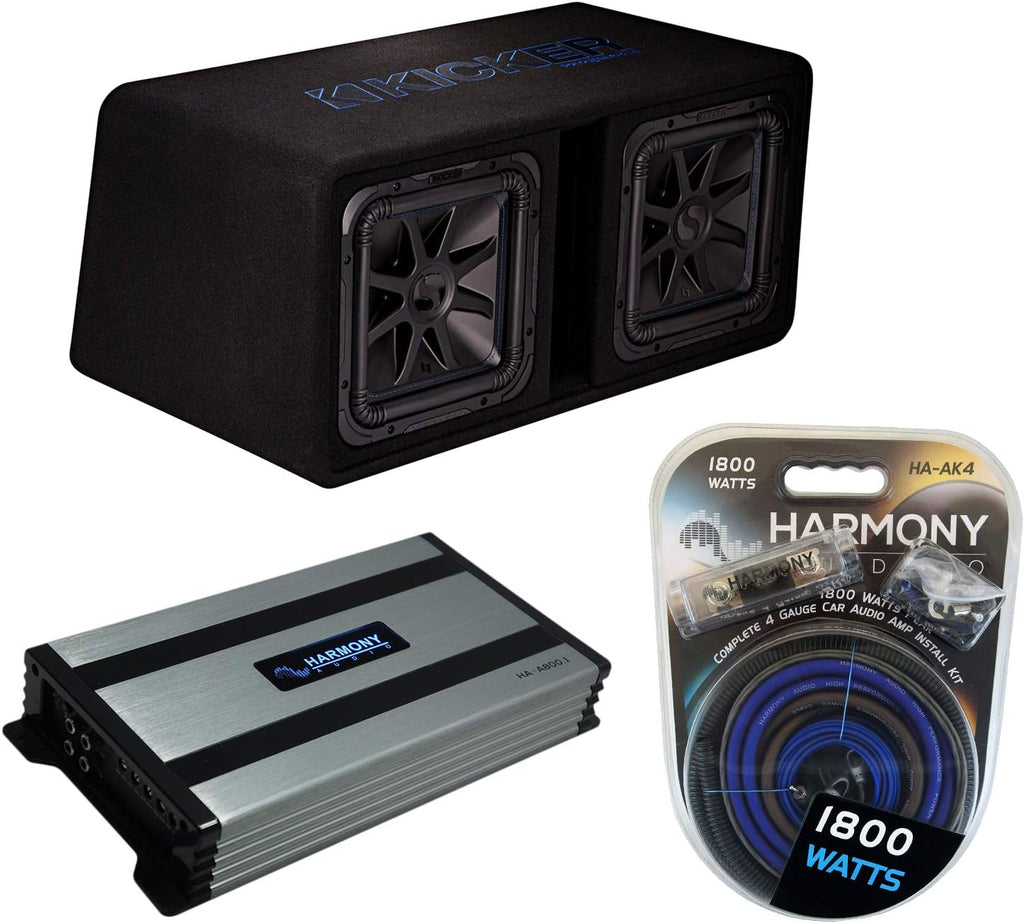 Dual 12 Sub Box with Amplifier & Amp Kit A242353