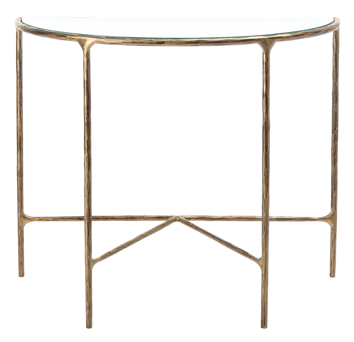 Brass Metal Console Table O87333