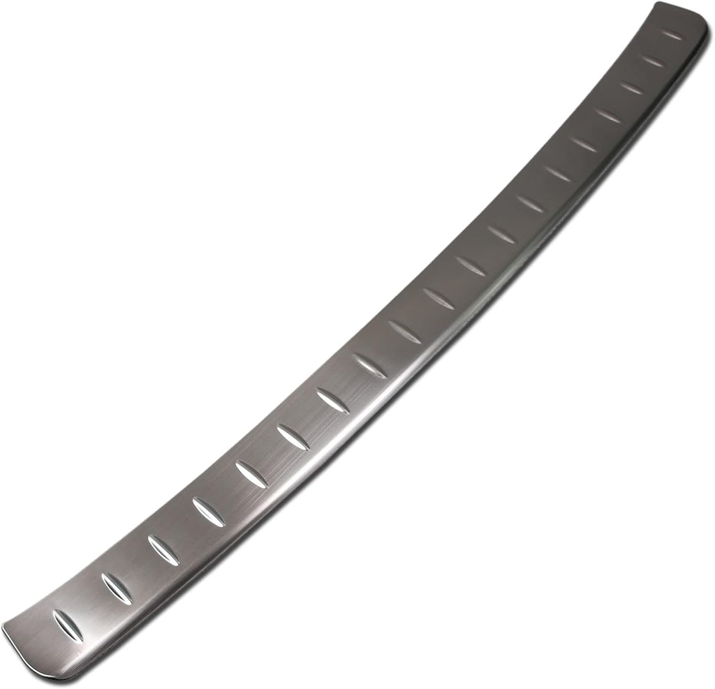 Silver Rear Outside Bumper Sill Plate Guard Trim I432
