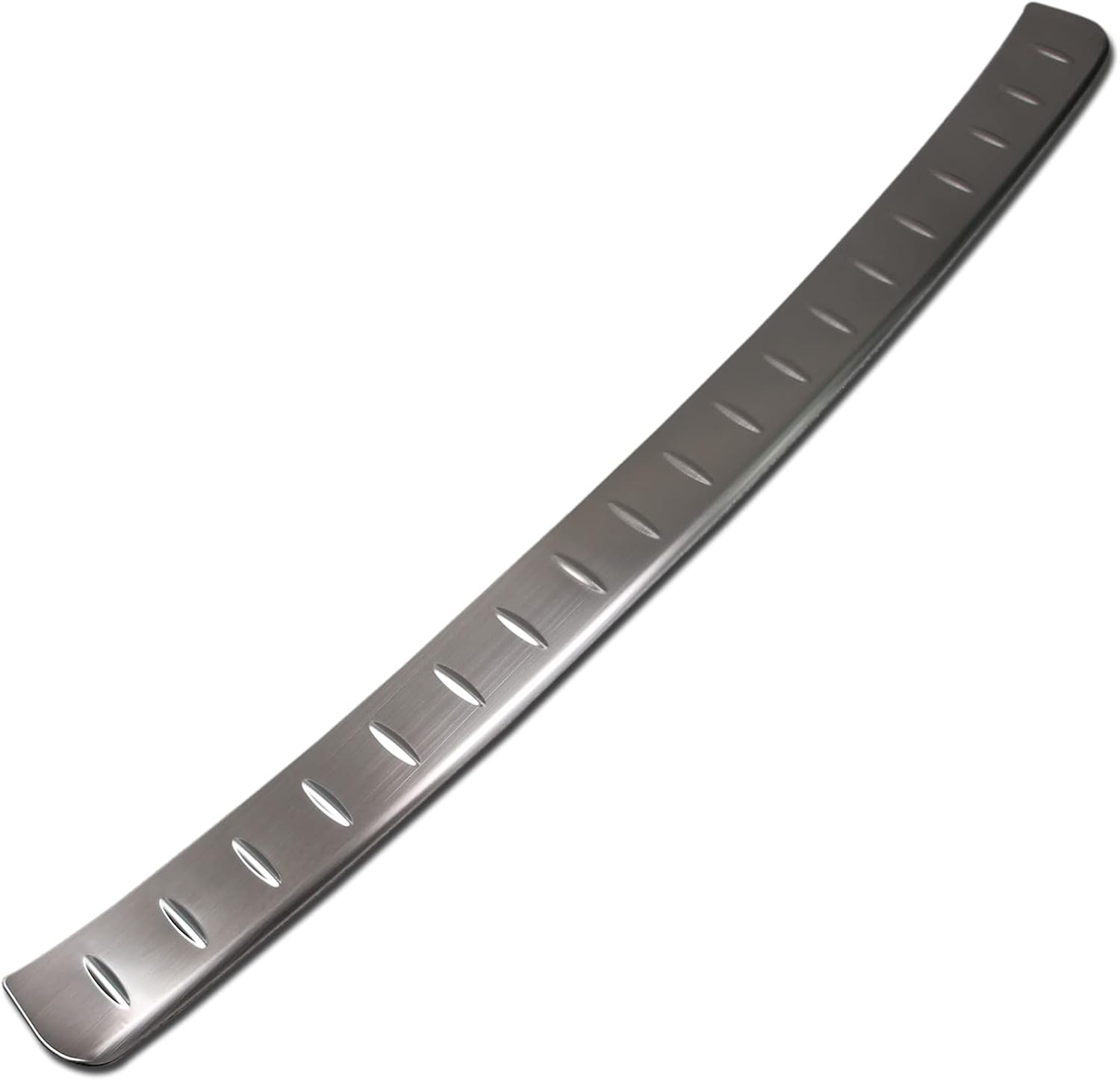 Silver Rear Outside Bumper Sill Plate Guard Trim I432