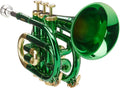 Green Lacquered Finish Pocket Trumpet with Case M785