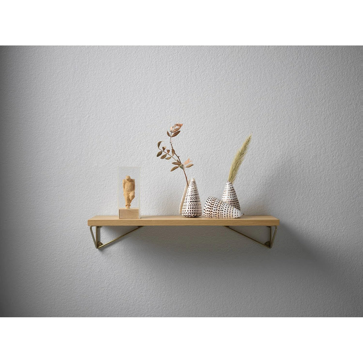 Oak Shelf with Brackets R9395