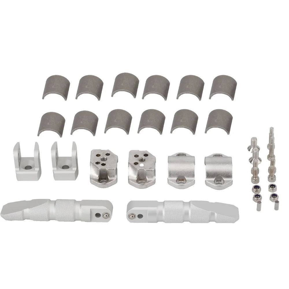 Universal Motorcycle 360 Rotatable Highway Crash Bar Foot Pegs X2585
