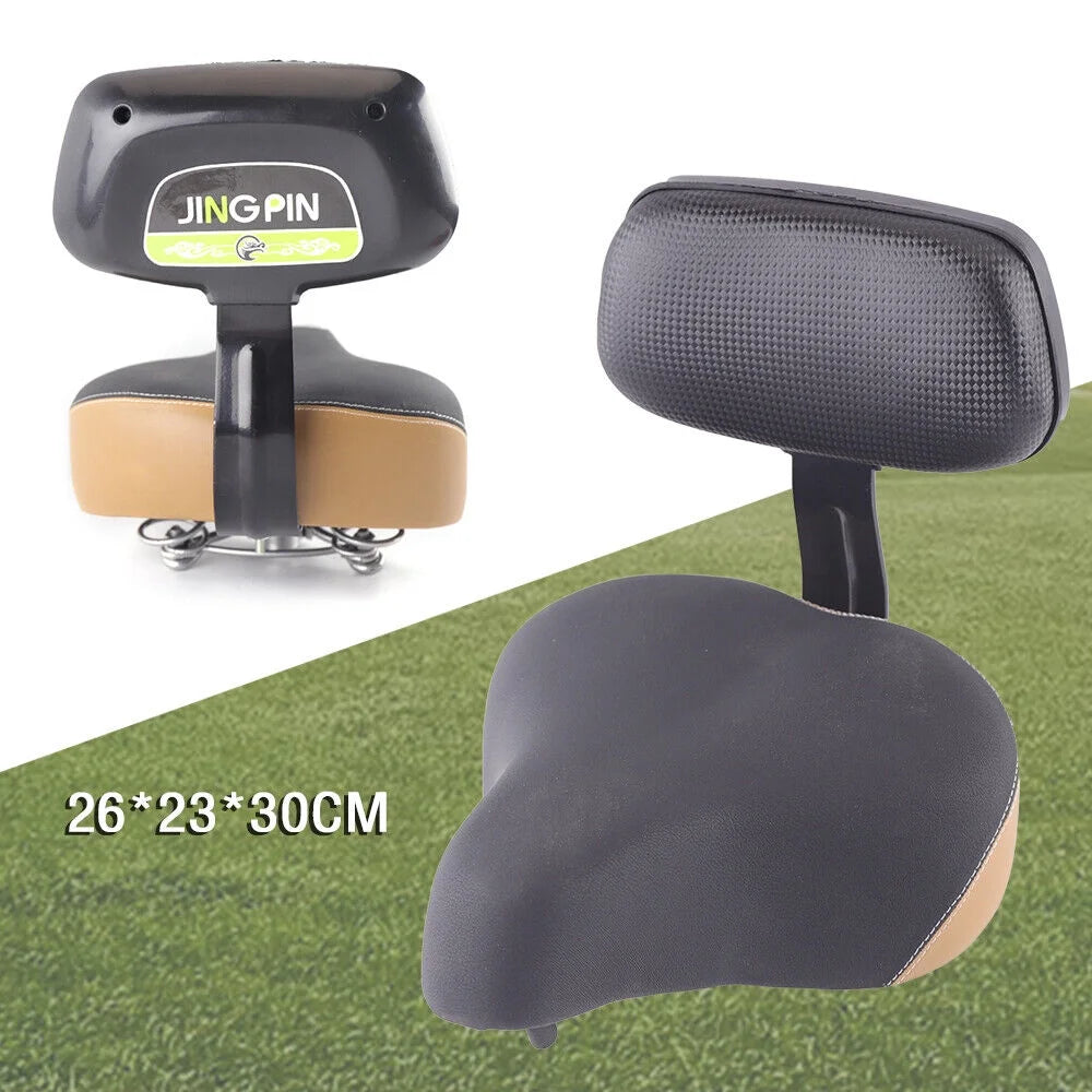 Wide Bicycle Saddle with Back H231316