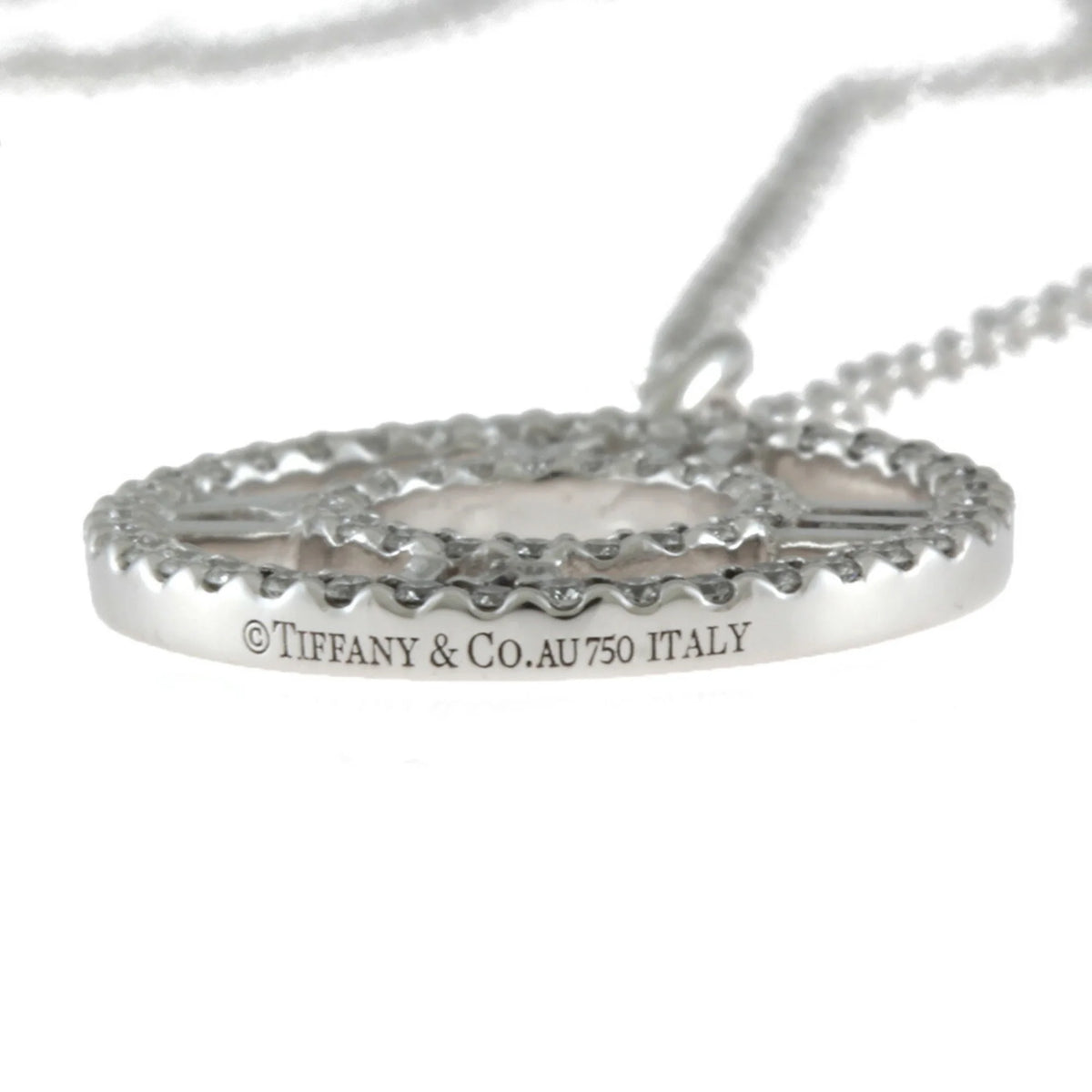 18K Gold Diamond Necklace W710008