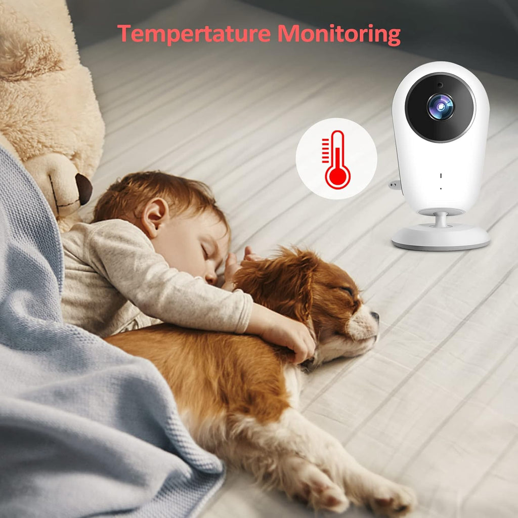 Video Baby Monitor with Camera and Audio, 4.3 inch IPS Screen, Night Vision, Pack of 2 A196611
