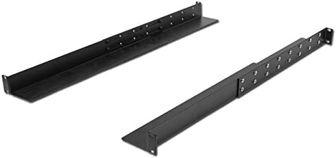 1U Rack Mount 4-Post Shelf Rail Full Depth 33.5 Inches Pack of 2 F43795