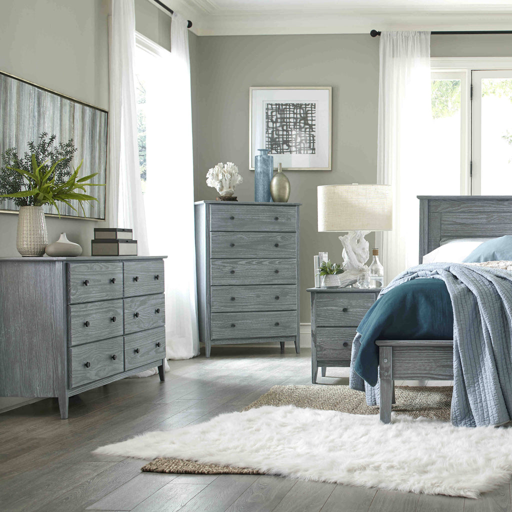 Brushed Grey 5-Drawer Chest G383241