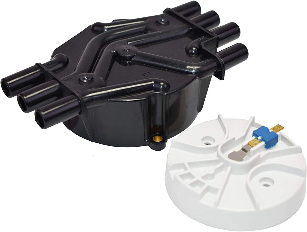 Distributor Cap Rotor Ignition Coil Tune Up Kit with 8.0mm Spark Plug Wires D57413