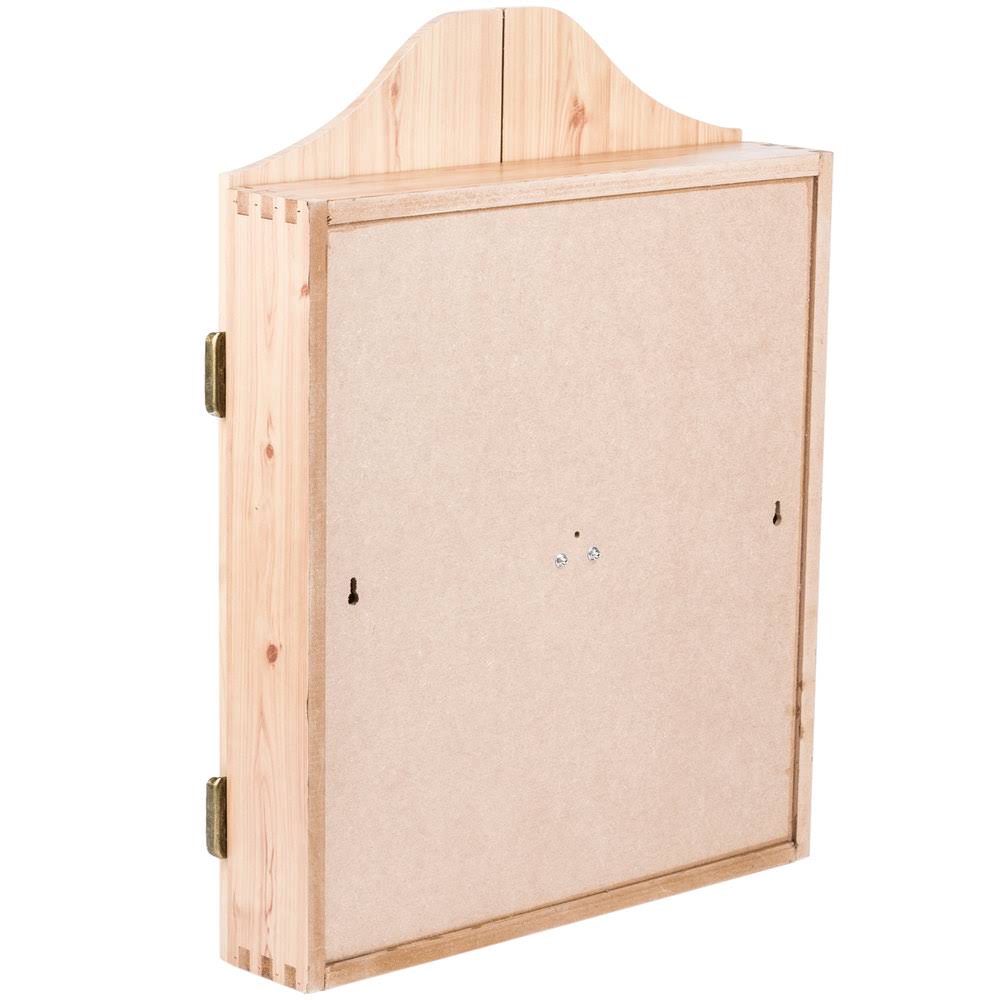 Oak Dartboard Cabinet Set I897