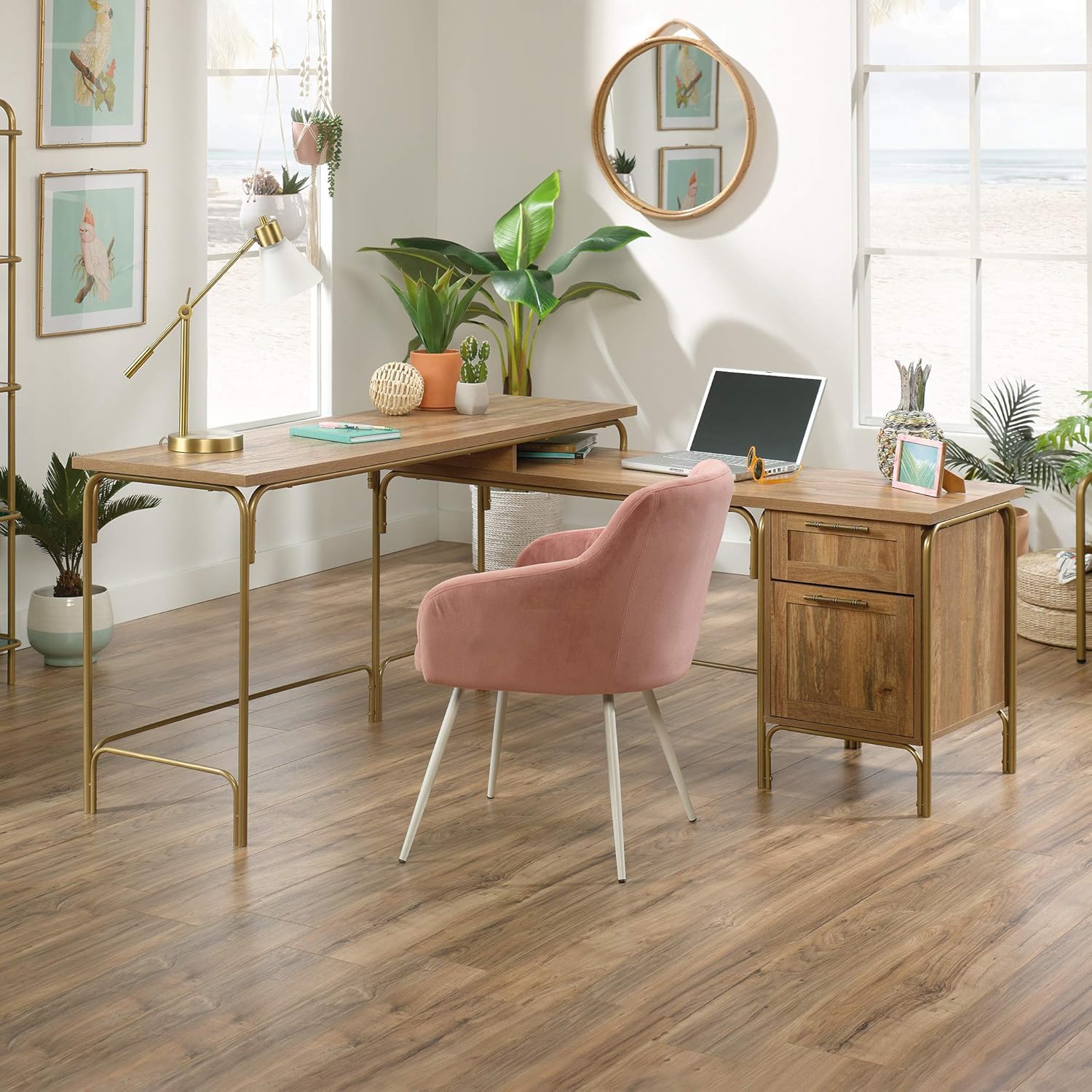 Sindoori Mango L-Desk Z1008