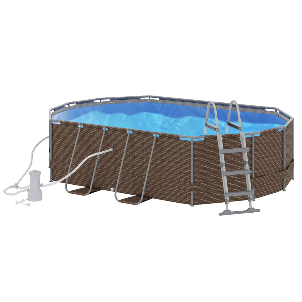 Brown Frame Swimming Pool Q625762