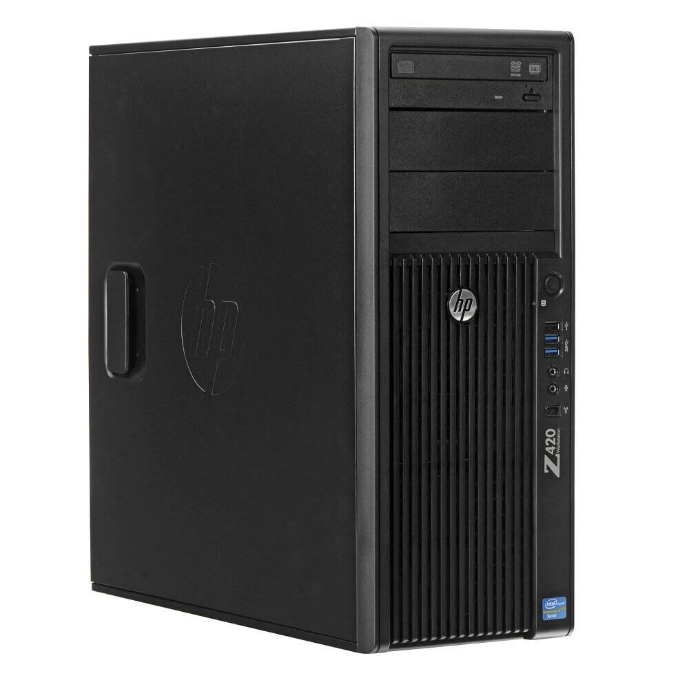 HP Z420 Workstation E5-2640 Six Core 2.5Ghz 64GB 2TB Q4000 Win 10 L6219