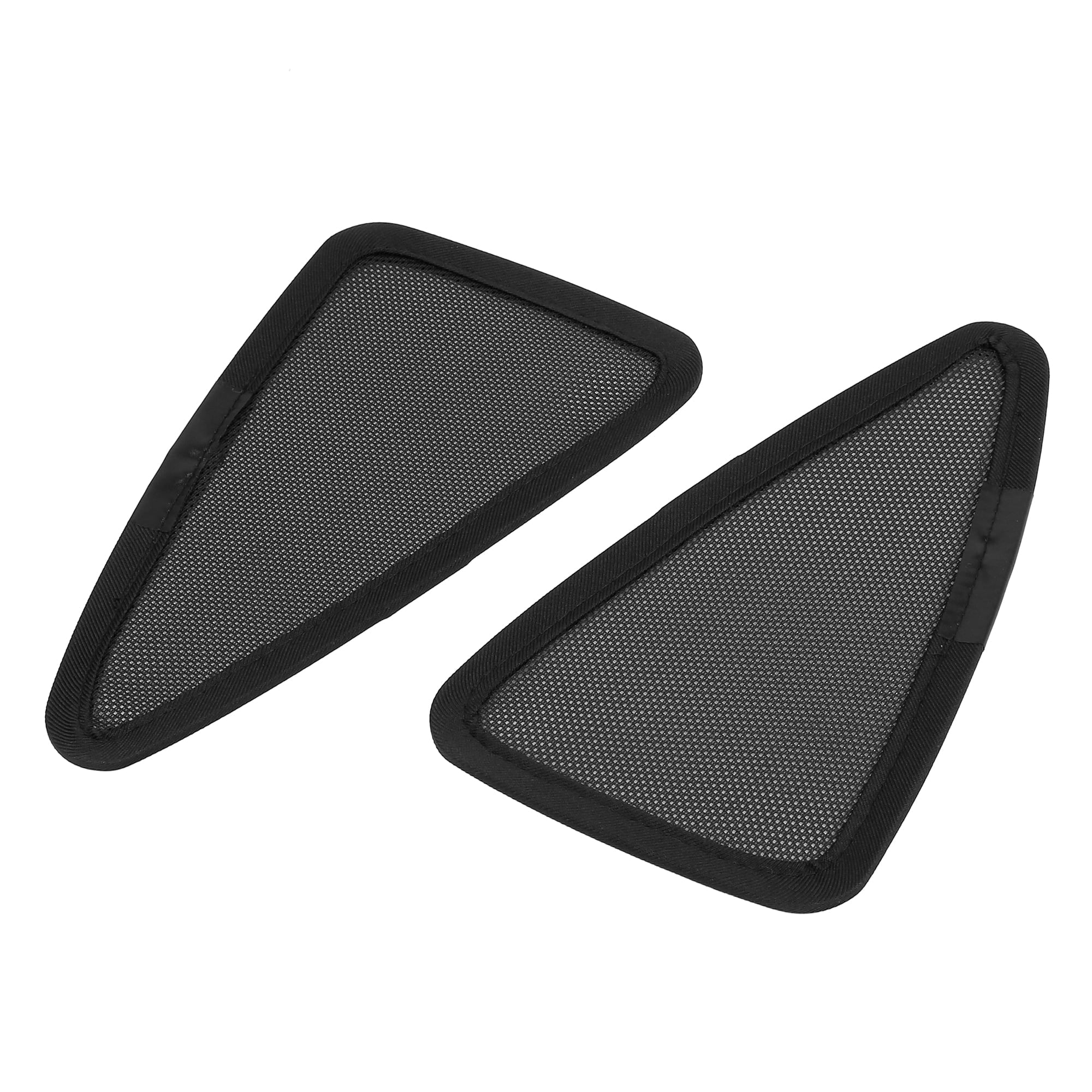 2 Pieces Glass Shade Cover Triangular Window Sunshade E8689