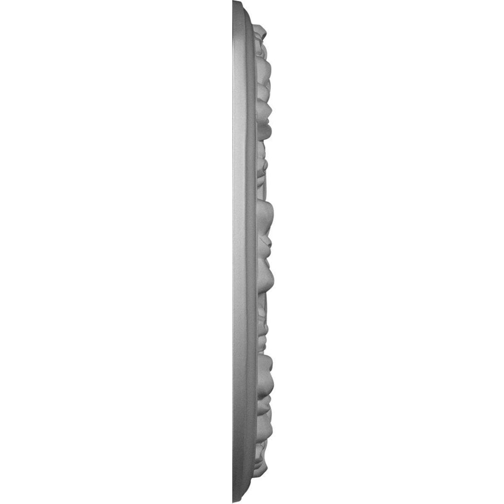 12 1/4x22OD x 7 1/2x22ID x 7/8x22P Ribbon with Bow Ceiling Medallion W422370