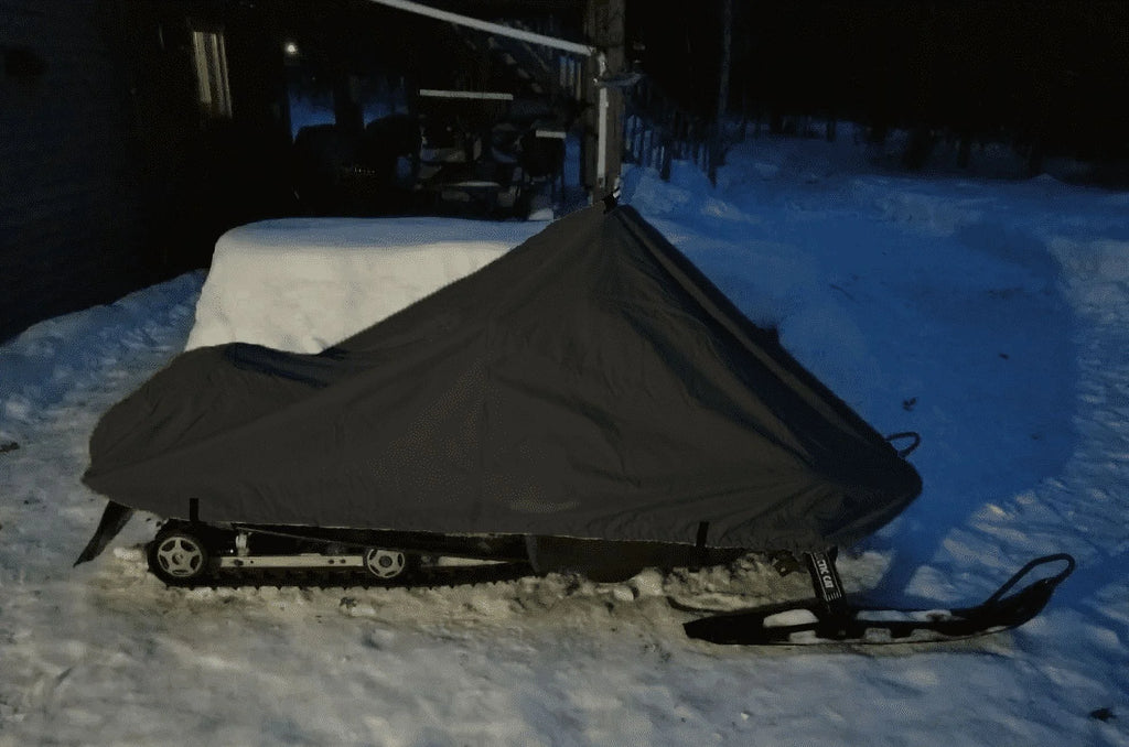 200 Denier All Black Snowmobile Cover Z271205