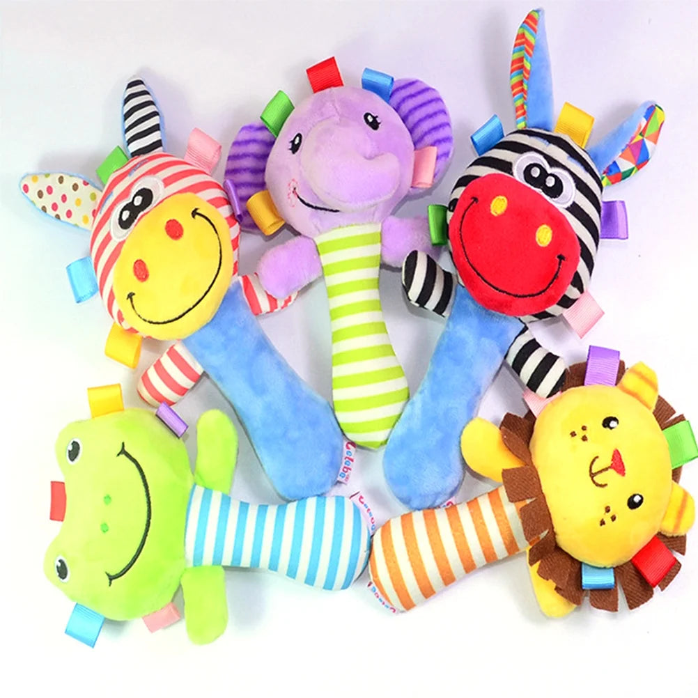 Giraffe Plush Rattle Toy for Infant X743