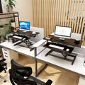 Standing Desk Converter 32 inch Height Adjustable Tabletop Workstation U2447