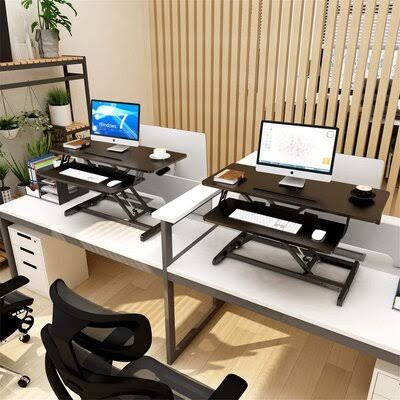 Standing Desk Converter 32 inch Height Adjustable Tabletop Workstation U2447