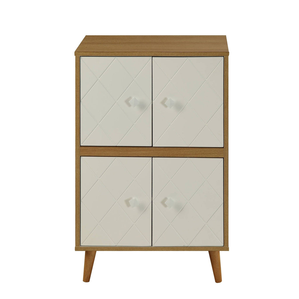 Natural & White Cabinet W861979