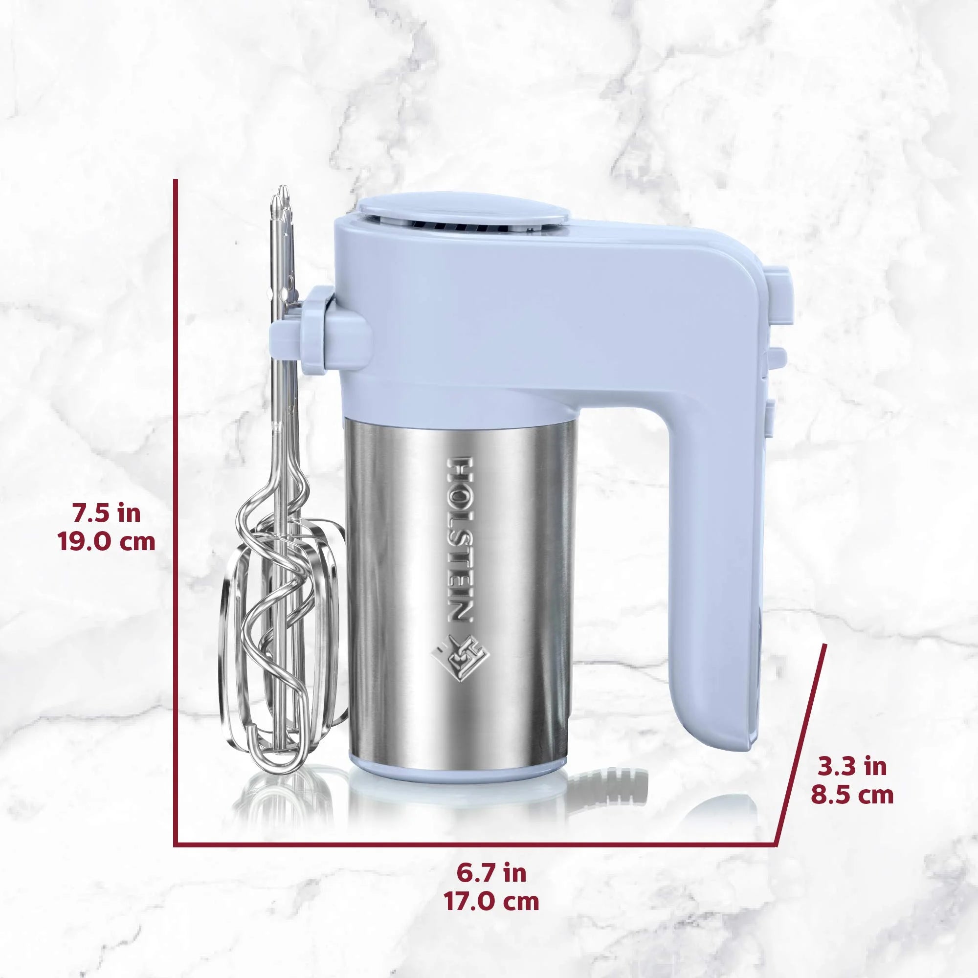 6-Speed Hand Mixer with Dough Hook and Flat Beater P589167