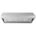 Stainless Steel Ducted Under Cabinet Range Hood with Push Button Controls, LED Lighting and Permanent Filters T325295