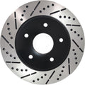 Rear Drill&Slot Brake Rotors Pads Q4180