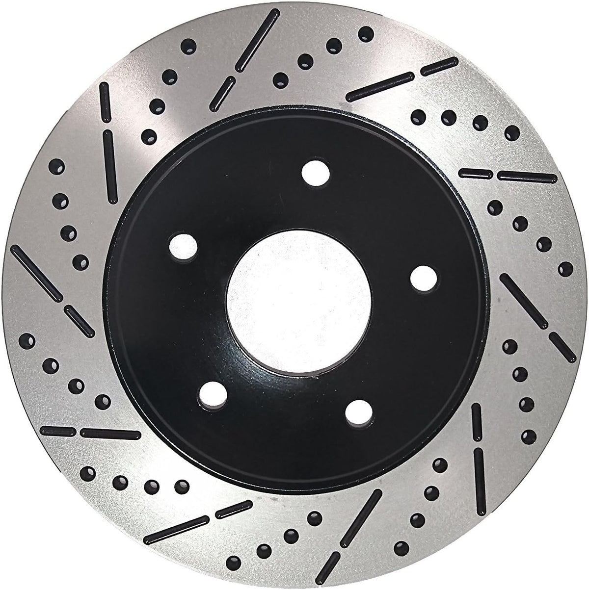 Rear Drill&Slot Brake Rotors Pads Q4180