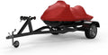 Red Trailerable Jet Ski Cover with Storage Bag J913804