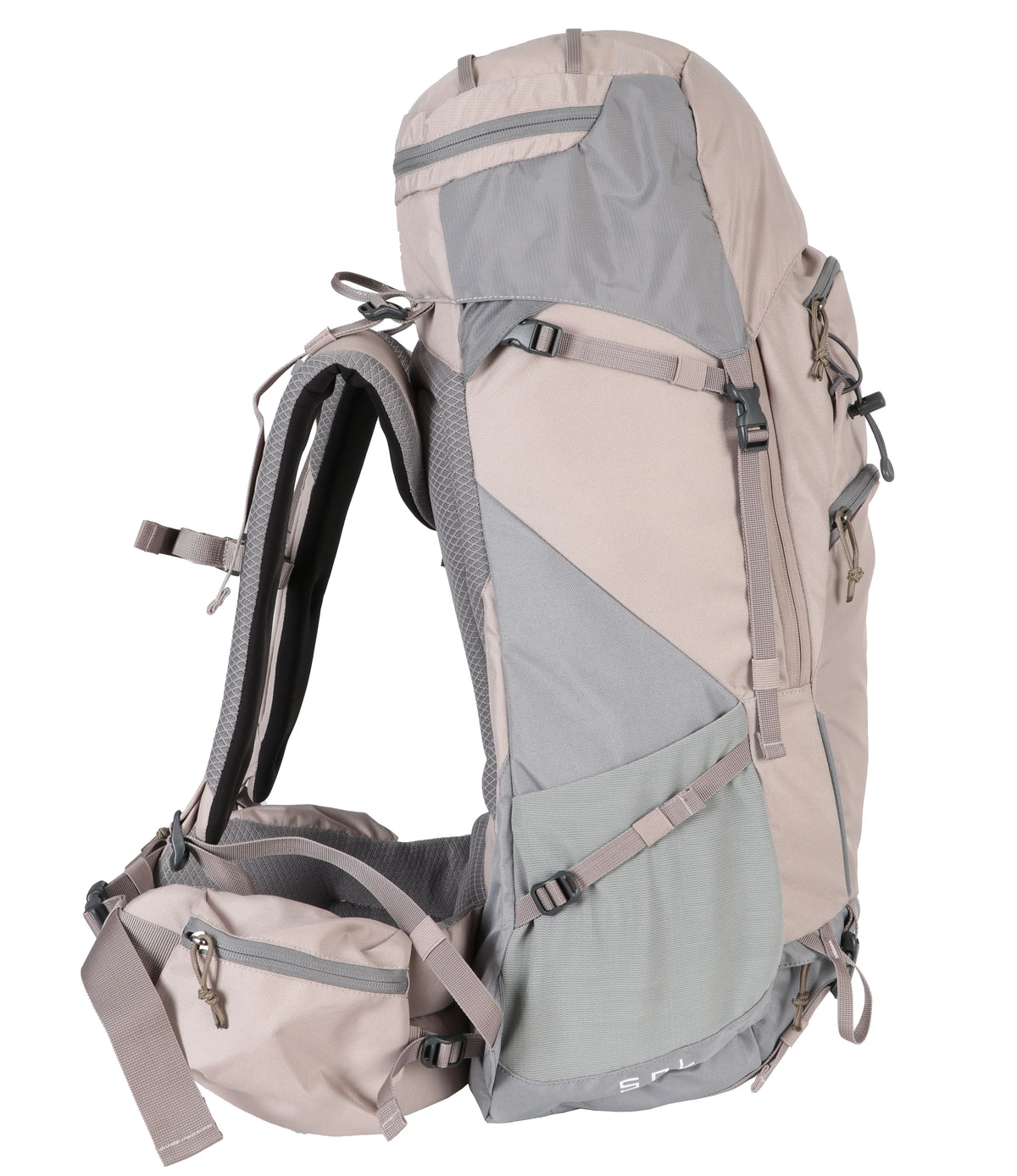 Tan 50 Liter Backpack with Adjustable Compression Straps Z5933