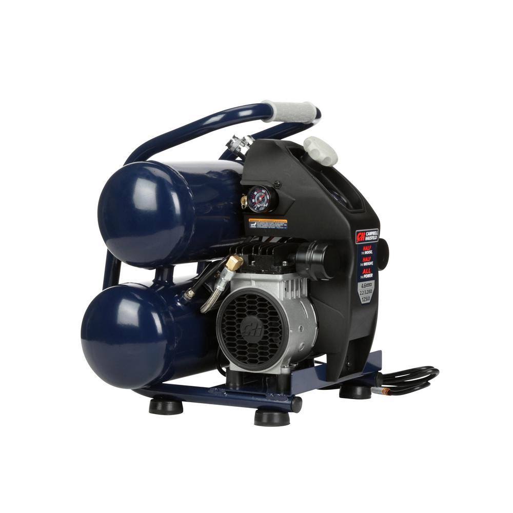 1 HP 4.6 Gallon Twin Stack Air Compressor K3989