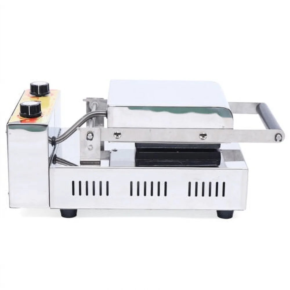 1000W Electric Burger Waffle Maker Panini Press T5181