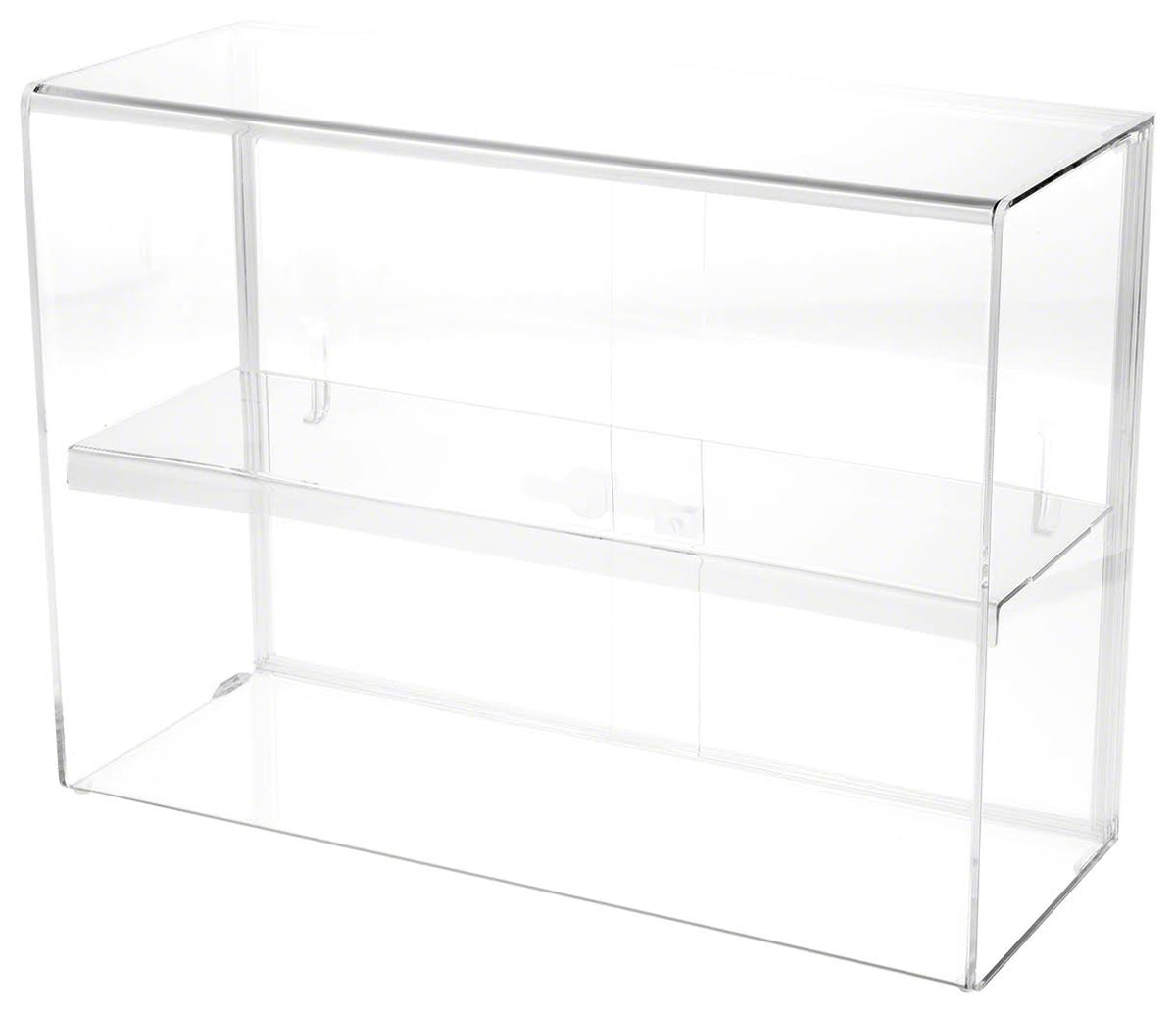 Clear Acrylic Sliding Door Locking Display Case, 1 Shelf, 16x22 H x 22x22 W x 8.5x22 D P29750