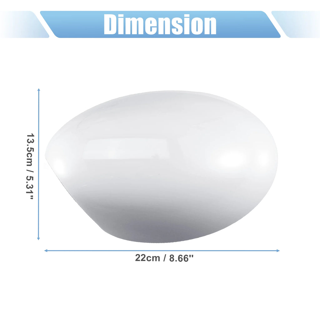 White Rearview Mirror Cover for Mini Cooper S Y523