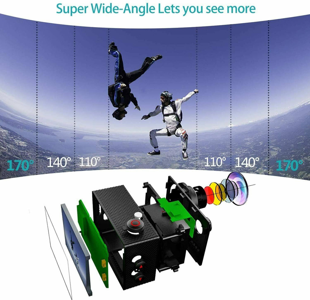 4K Action Camera 20MP Waterproof 40M Wide-Angle WiFi T326078