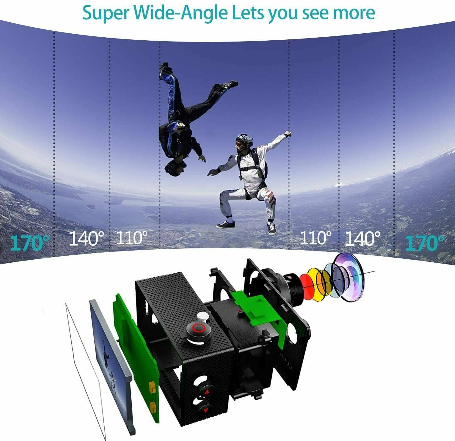 4K Action Camera 20MP Waterproof 40M Wide-Angle WiFi T326078