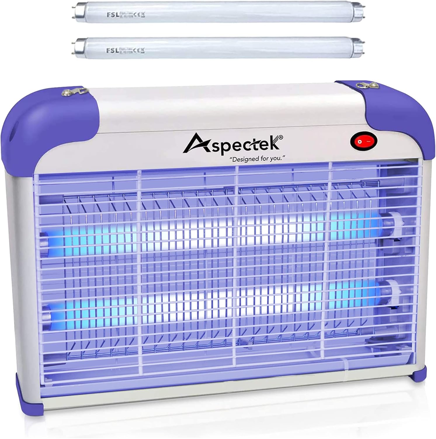 Bug Zapper Indoor Insect Killer with 2 Replacement UVA Light Bulbs Z408093