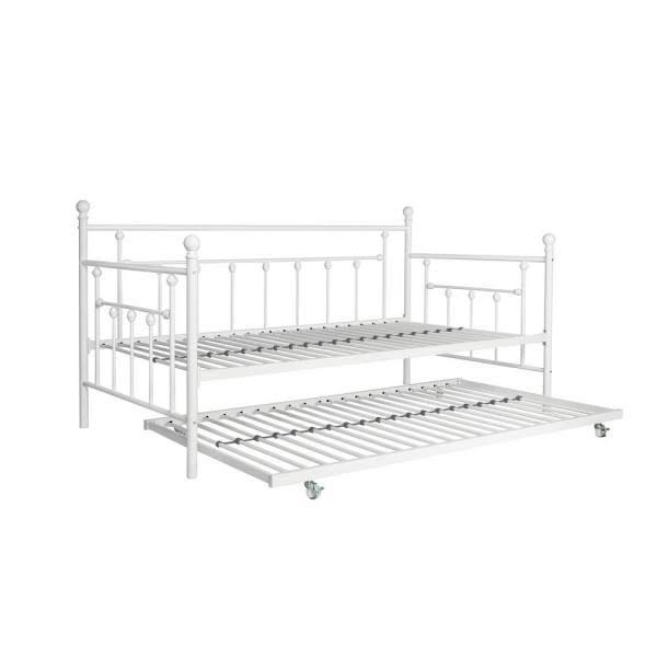 White Twin Daybed and Trundle Set K37957