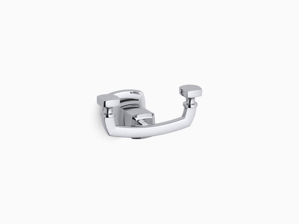 Double Robe Hook in Vibrant Brushed Bronze N746
