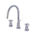 Polished Chrome Widespread Lavatory Faucet with Brass Pop-Up S662080