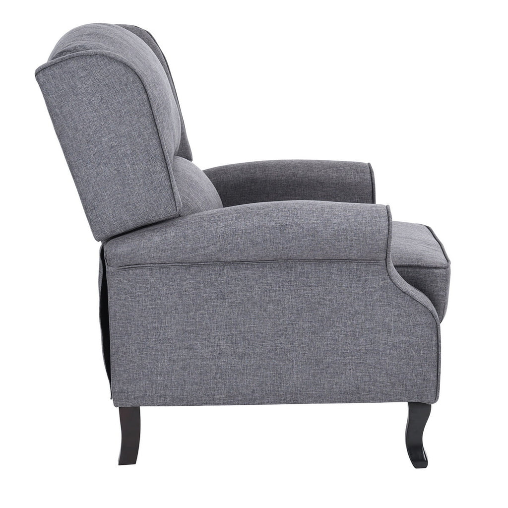 Gray Manual Recliner Accent Chair N7898