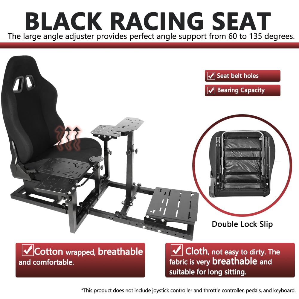 Racing Flight Sim Cockpit with Seat A51131