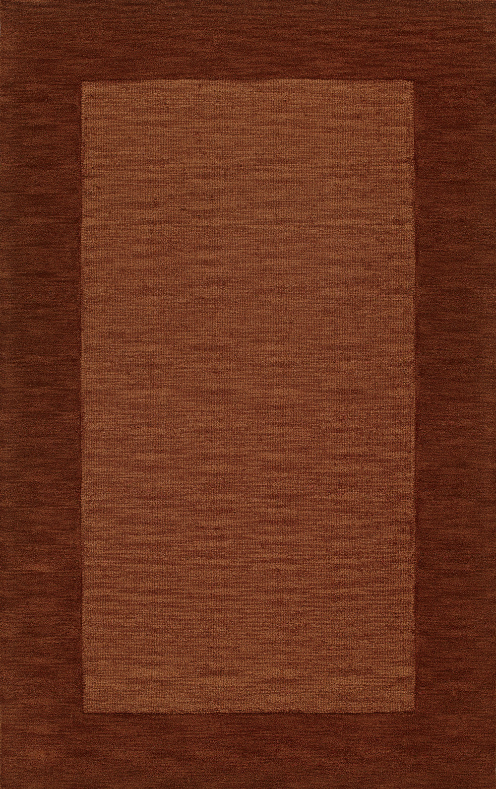 Brown Bordered Lines 8' x 8' Octagon Area Rug U8690