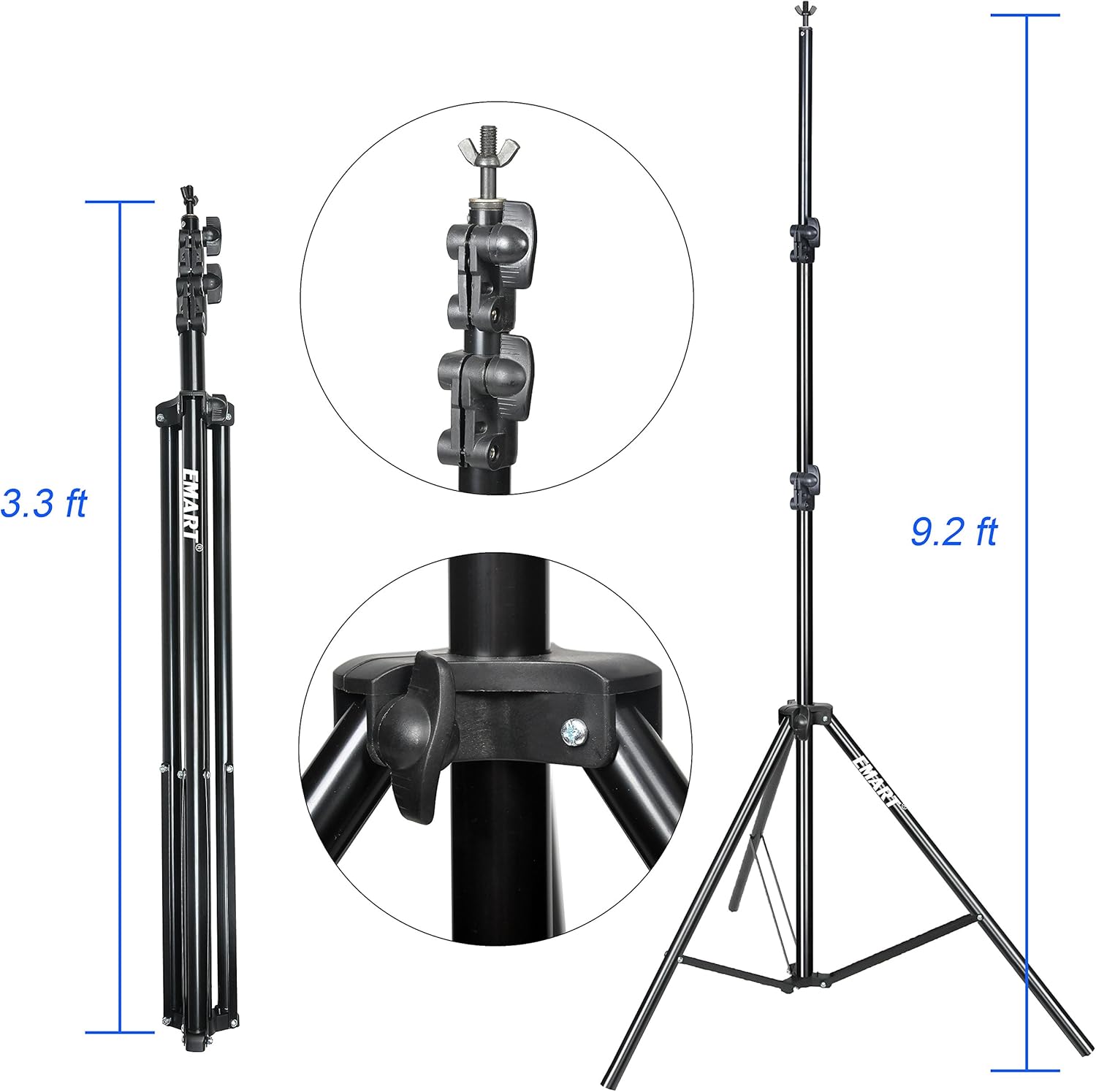 Heavy Duty Background Stand Support System Kit with Carry Bag X259