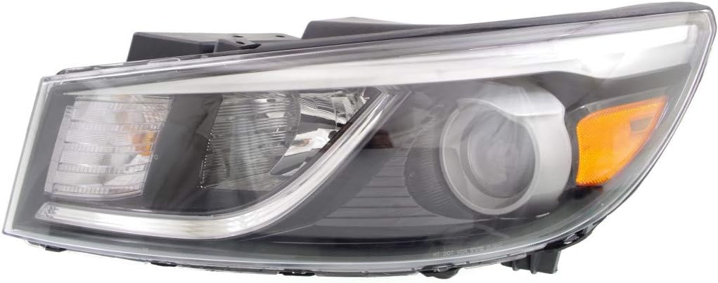 Passenger Side Halogen Headlight for Kia Sedona 2015-2018 Z36449