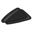 2 Pieces Glass Shade Cover Triangular Window Sunshade E8689